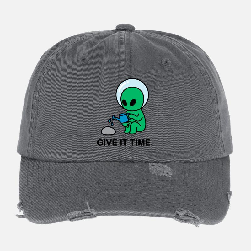 Interstellar Patience Flexfit Vintage Destroyed Cap