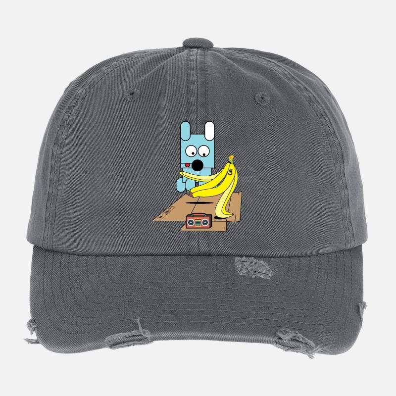 Petit Banane Boogie Casquette vintage effet usé Flexfit