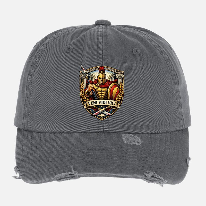 Sparta Warrior Shield Flexfit Vintage Destroyed Cap