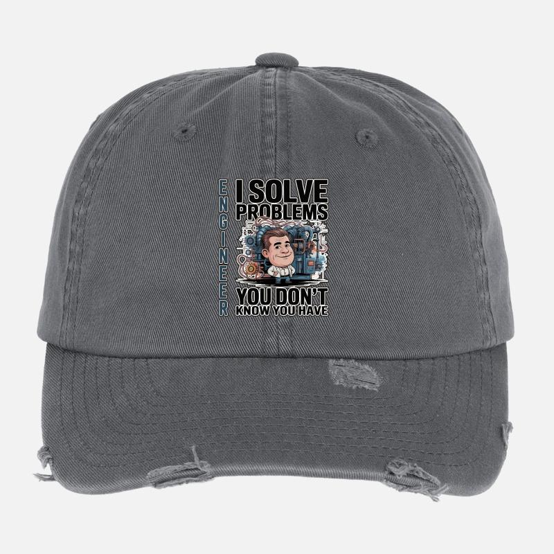 Engineer - For light background Flexfit Vintage Destroyed Cap