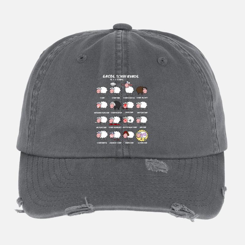 Große Schafkunde Flexfit Vintage Destroyed Cap