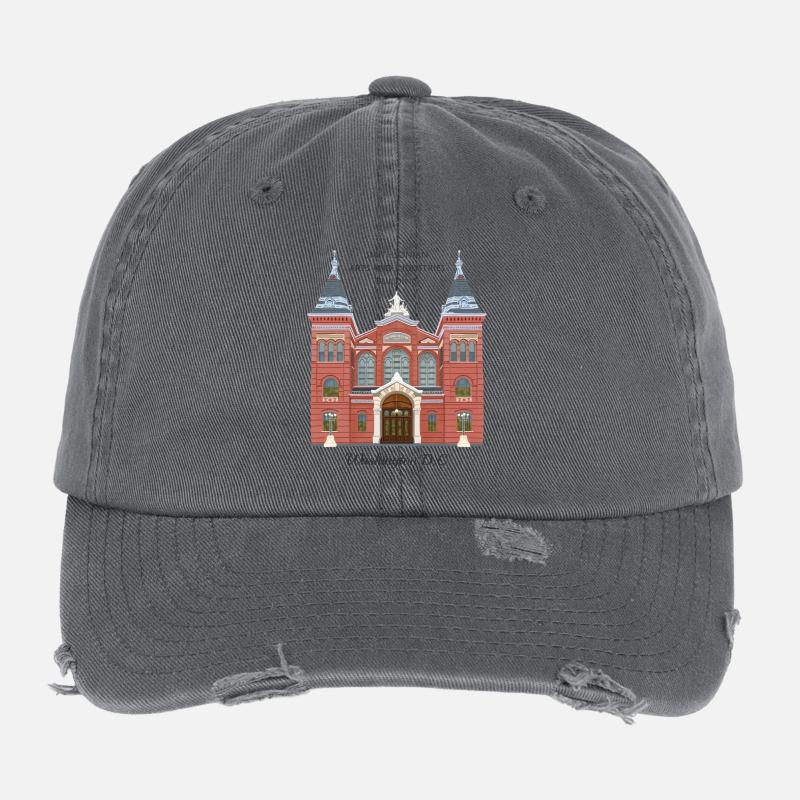 Washington DC, Musée d’Art du Dessin à la Main, États-Unis Casquette vintage effet usé Flexfit