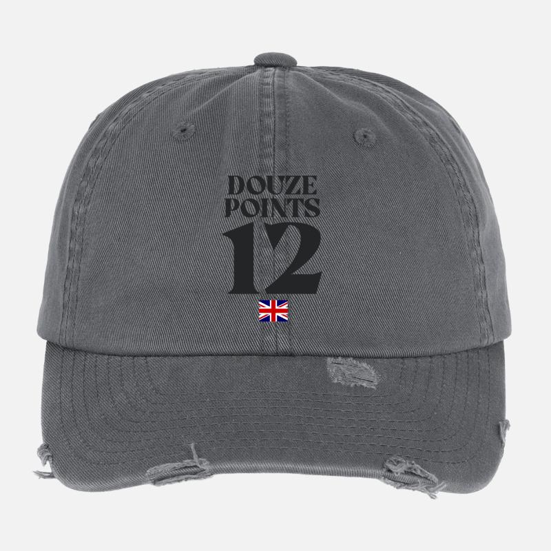 Douze Points Eurovision Flexfit Vintage Destroyed Cap