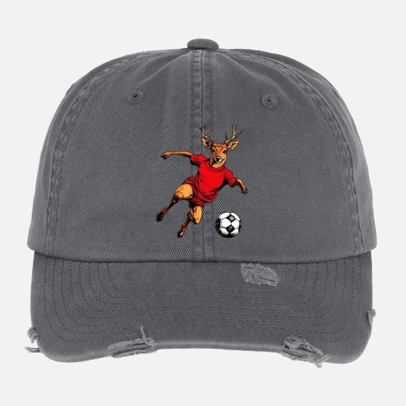 Soccer Hirsch Flexfit Vintage Destroyed Cap