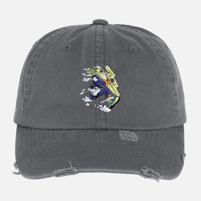 Zeus-Läufer Flexfit Vintage Destroyed Cap