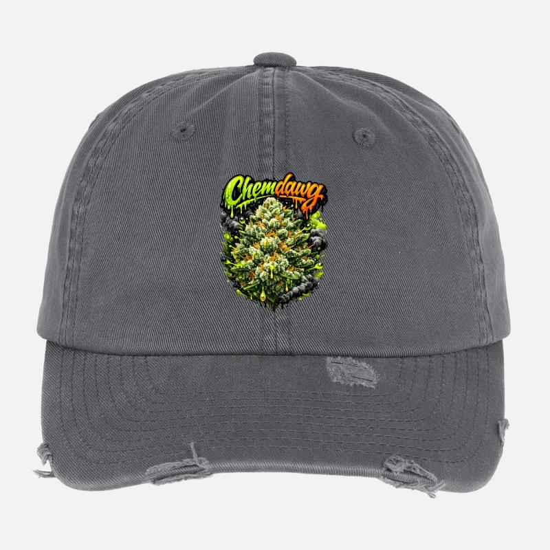 Chemdawg Graffiti-Kunstdruck Flexfit Vintage Destroyed Cap