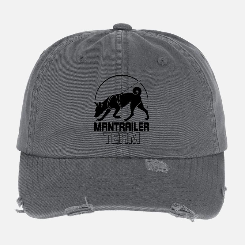 Basenji Mantrailer Équipe de Chiens de Sport Chiens Wilsigns Casquette vintage effet usé Flexfit
