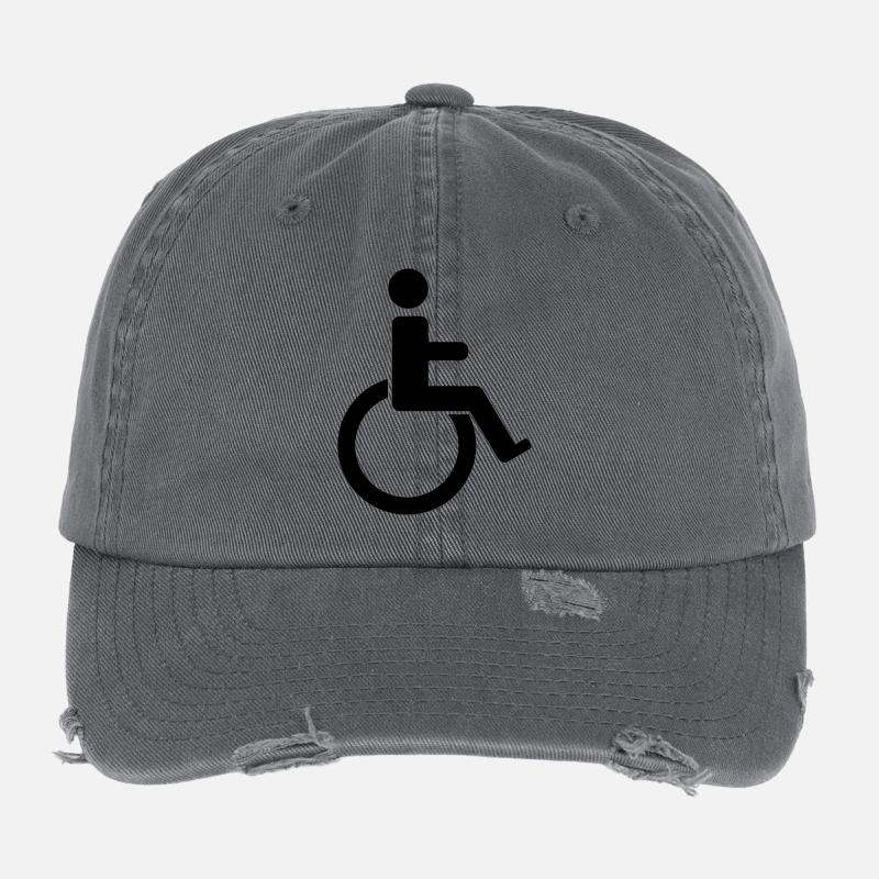 Panneau de handicap Casquette vintage effet usé Flexfit