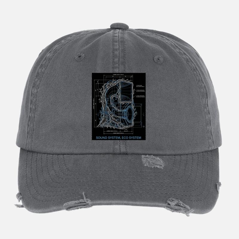 Soundsystem Eco Flexfit Vintage Destroyed Cap