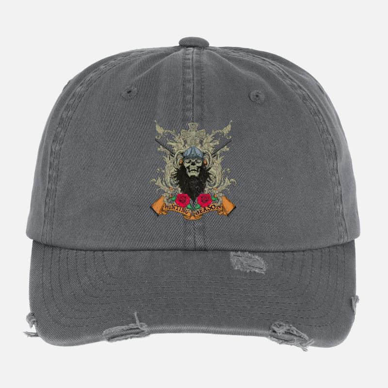 saison de chasse Casquette vintage effet usé Flexfit