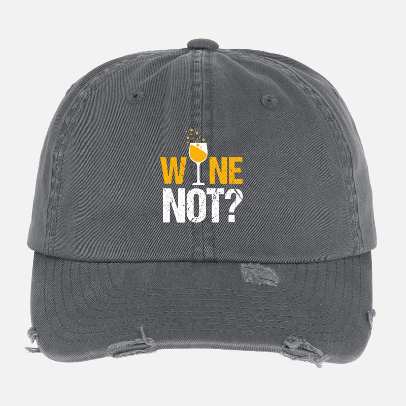 Why not Wine? Flexfit Vintage Destroyed Cap