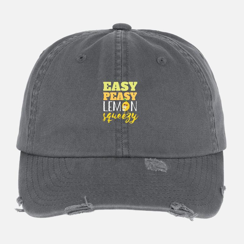 Easy Peasy Lemon Squeezy Flexfit Vintage Destroyed Cap