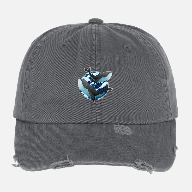 Wale Flexfit Vintage Destroyed Cap