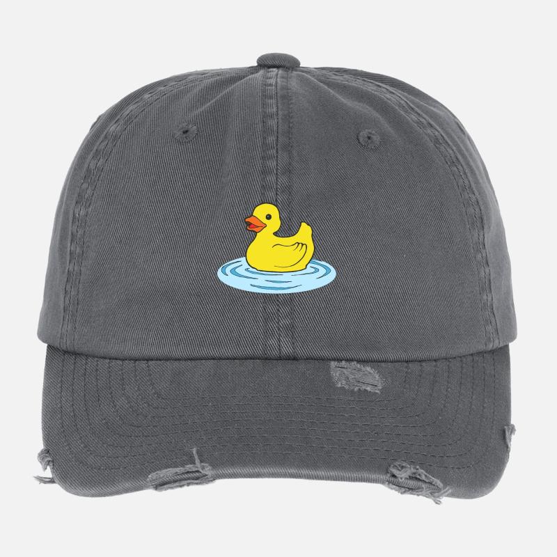 Bain de canard canard grattoir Bain Casquette vintage effet usé Flexfit