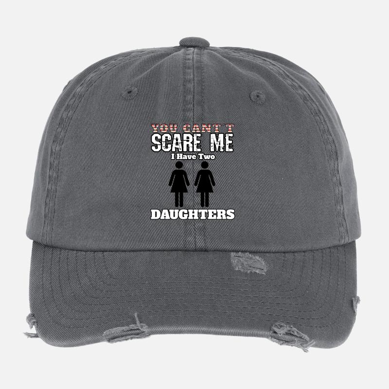 Daughters daughter scared Flexfit Vintage Destroyed Cap