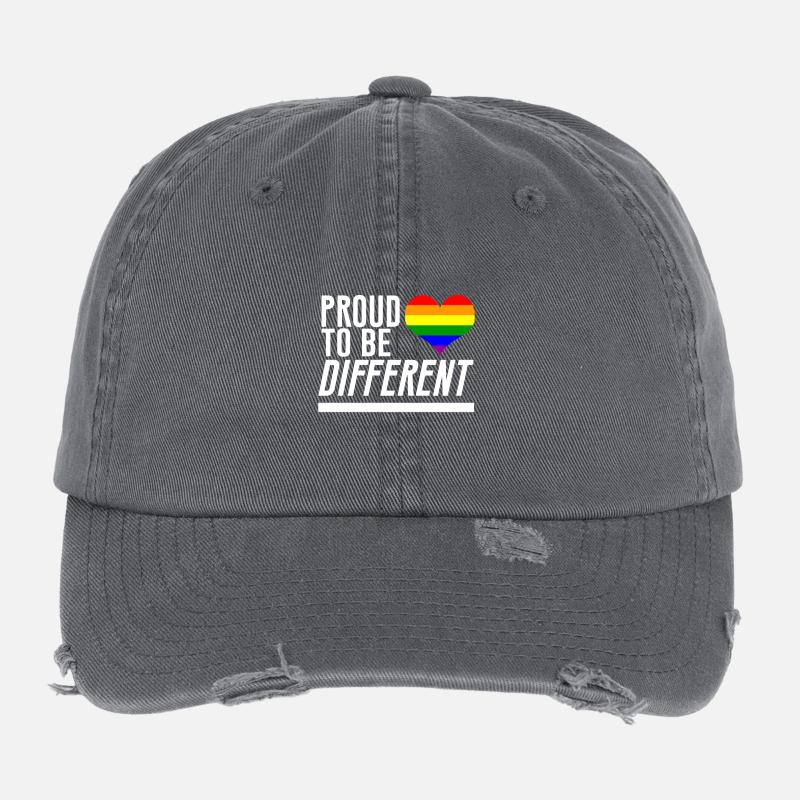 Proud to be different Flexfit Vintage Destroyed Cap