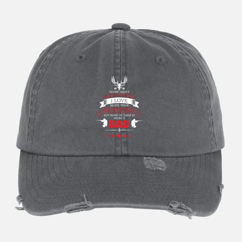 Papa chasseur Casquette vintage effet usé Flexfit