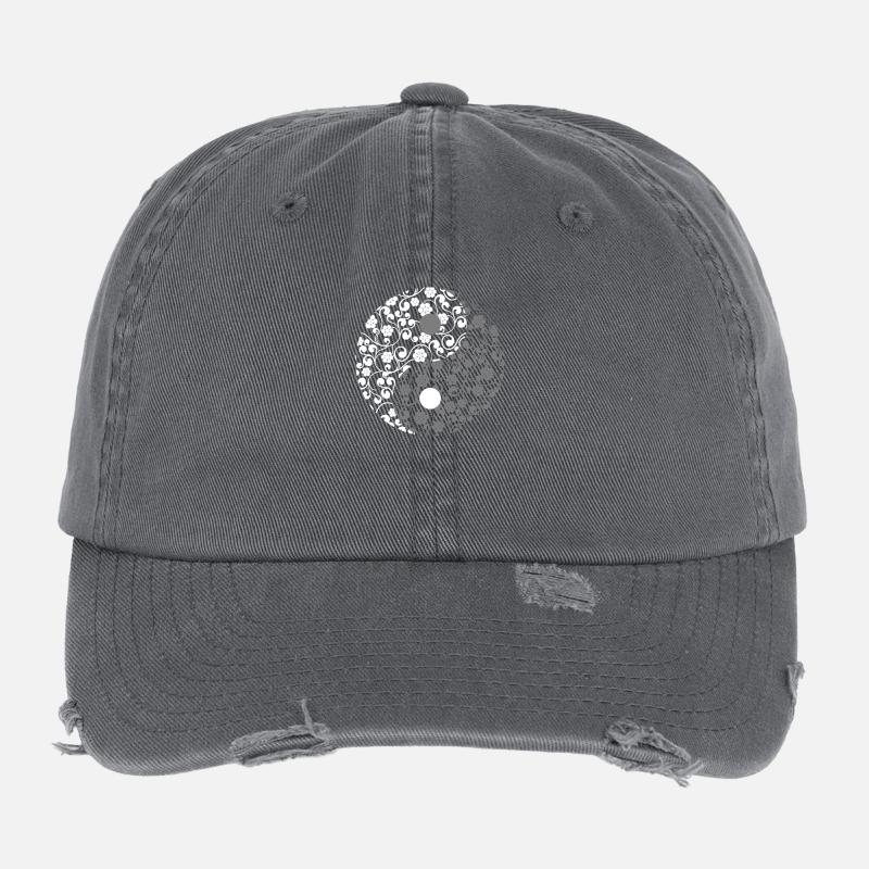 Yin Yang Flexfit Vintage Destroyed Cap
