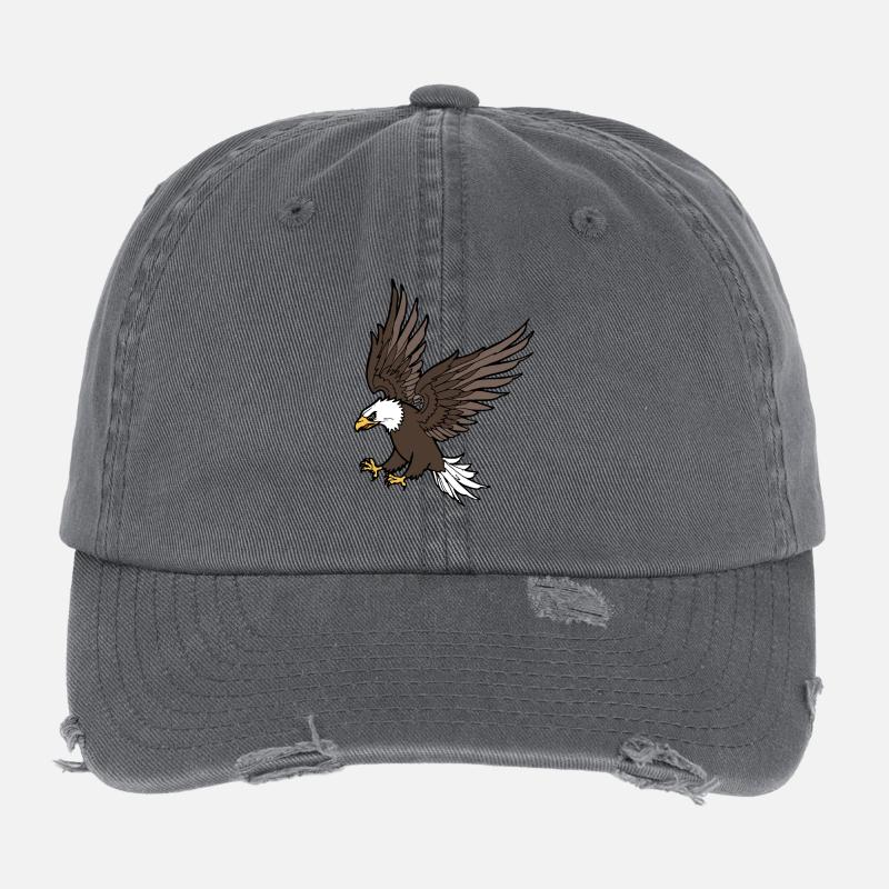 Adler greift an Flexfit Vintage Destroyed Cap