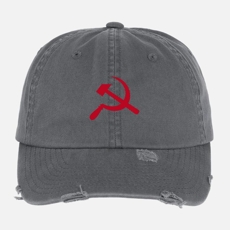 Hammer und Sichel Flexfit Vintage Destroyed Cap