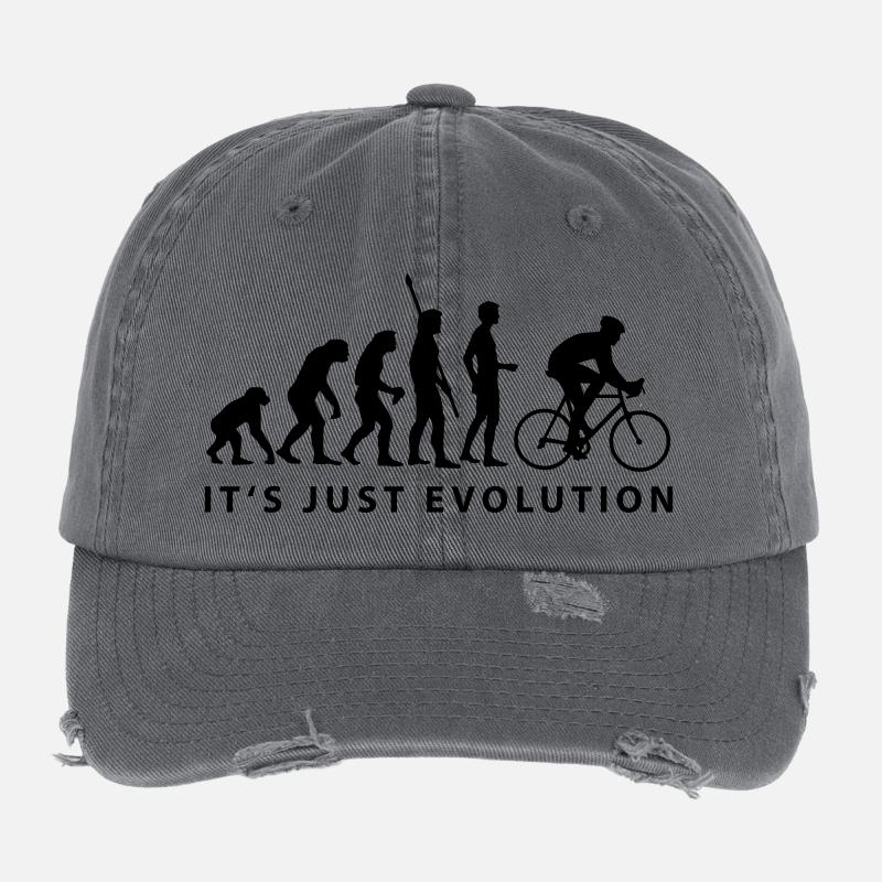 biker evolution Casquette vintage effet usé Flexfit