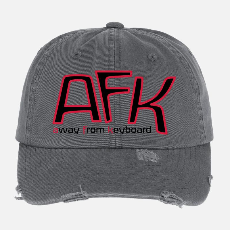 afk_pc_2c Flexfit Vintage Destroyed Cap
