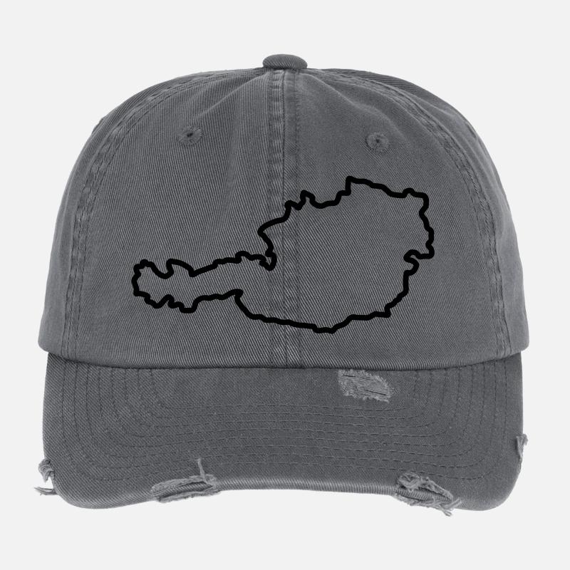 Österreich Flexfit Vintage Destroyed Cap