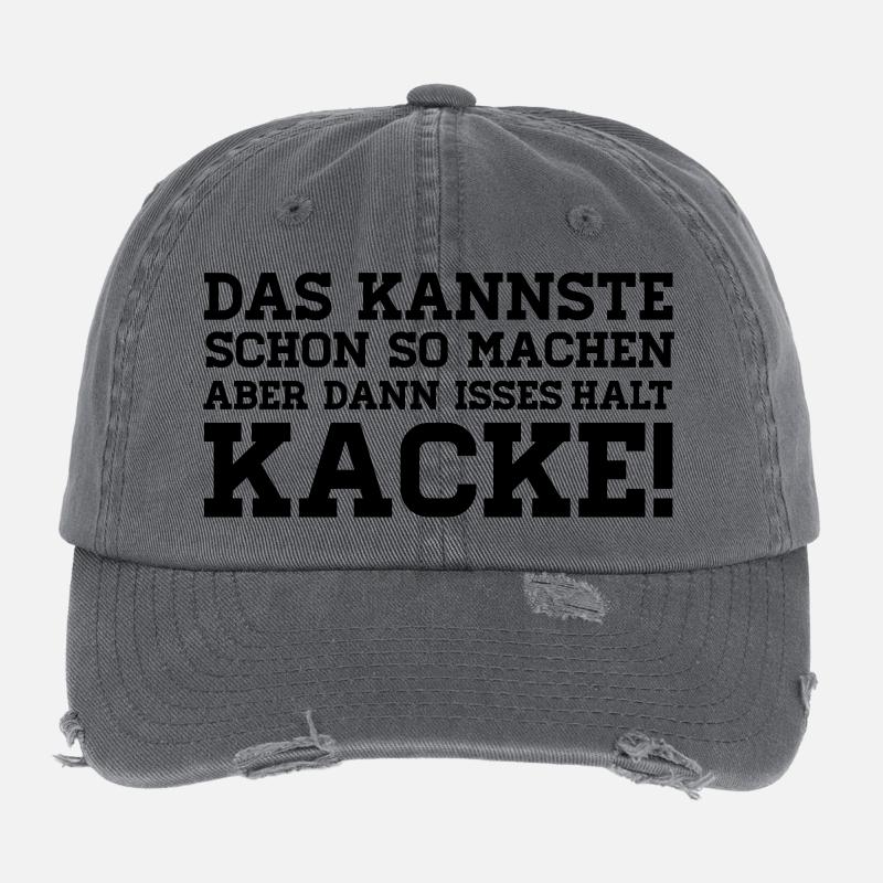 Kannste faire en sorte, déjà MAIS puis maintenez Casquette vintage effet usé Flexfit