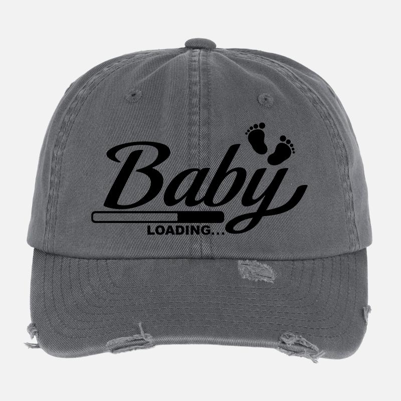 baby_loading_f1 Flexfit Vintage Destroyed Cap