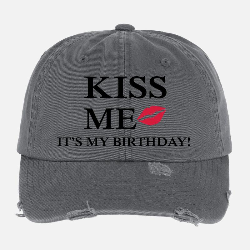 Birthday Kiss Flexfit Vintage Destroyed Cap