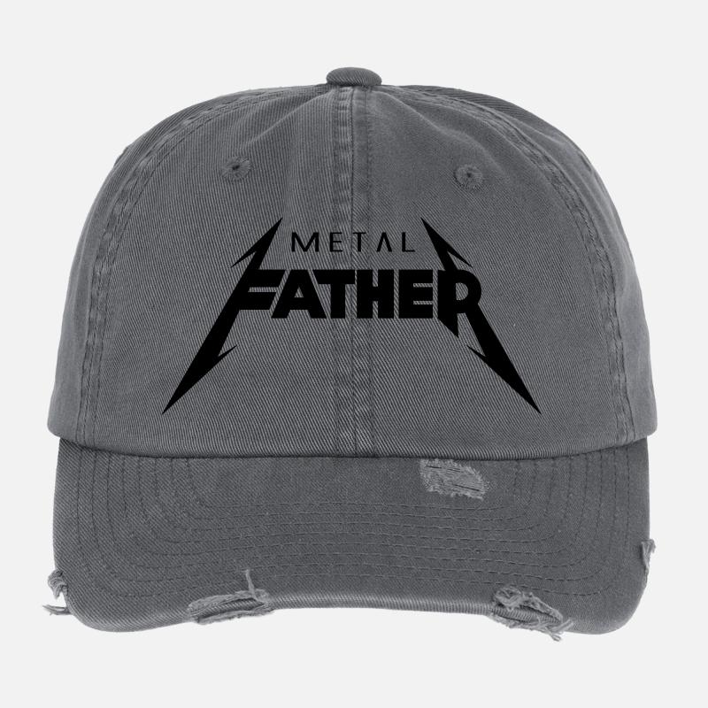 Metal Father_V2 Flexfit Vintage Destroyed Cap