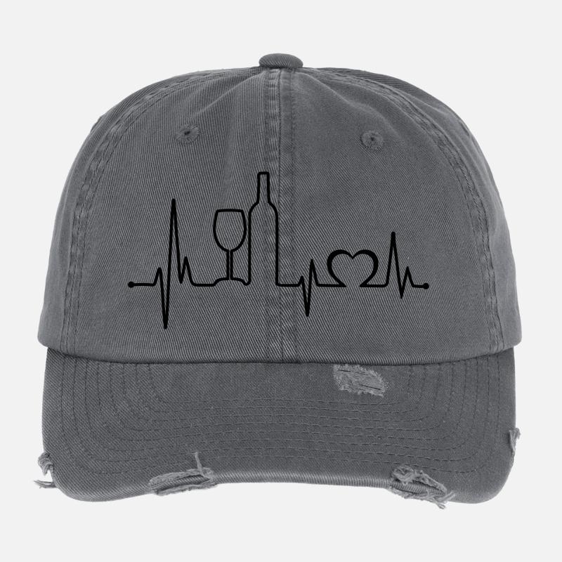 Vin signal Casquette vintage effet usé Flexfit