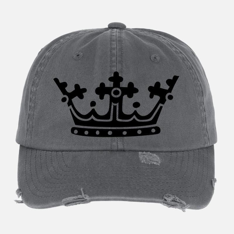 Crown Pirnce Princess Flexfit Vintage Destroyed Cap
