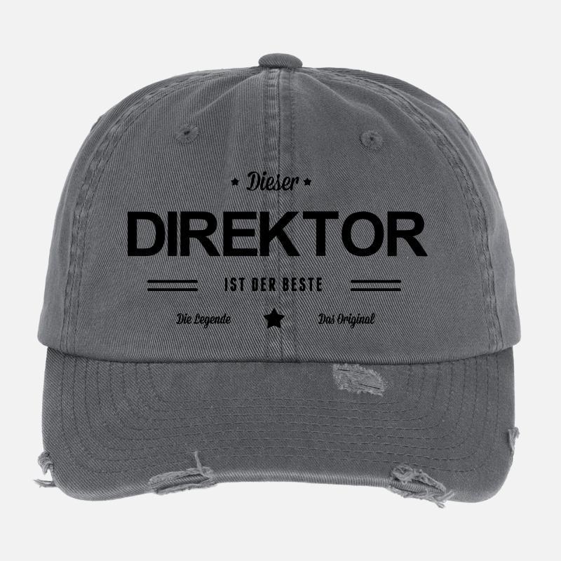 Bester Direktor Flexfit Vintage Destroyed Cap