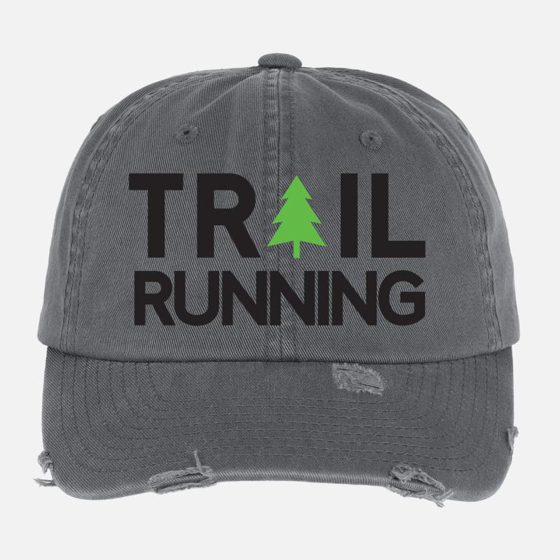 Trail Running Flexfit Vintage Destroyed Cap