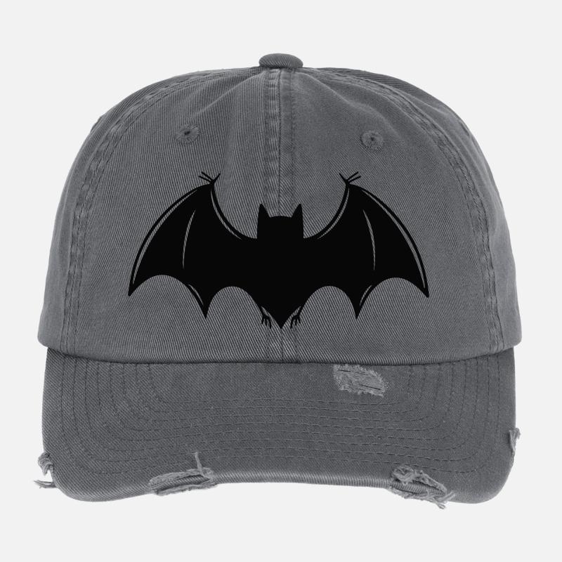 Bat Flexfit Vintage Destroyed Cap