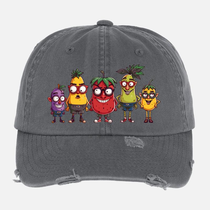 fruit Casquette vintage effet usé Flexfit