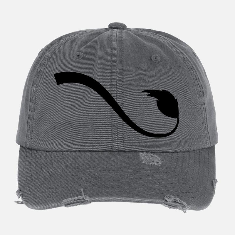 Queue de lion Casquette vintage effet usé Flexfit