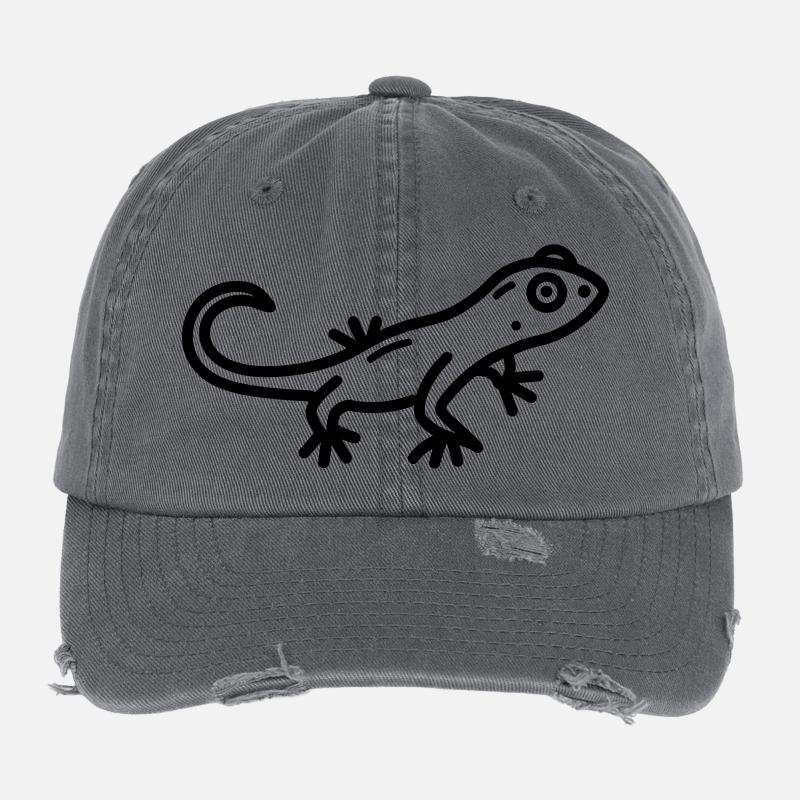 Eidechse Flexfit Vintage Destroyed Cap