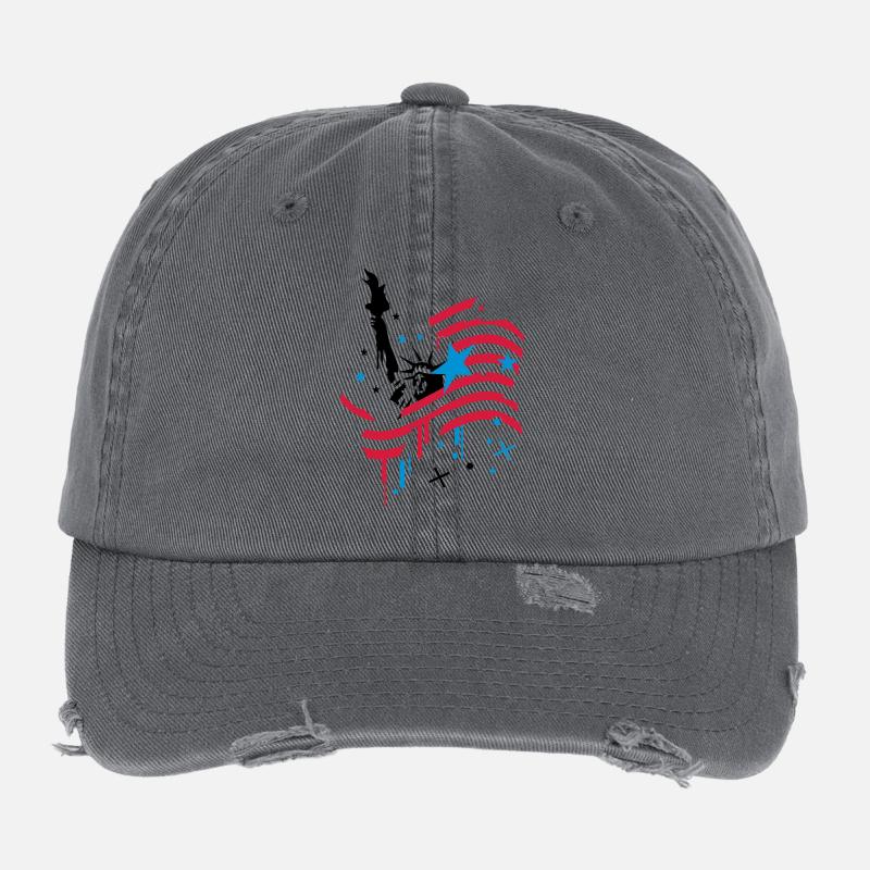 bienvenue Casquette vintage effet usé Flexfit