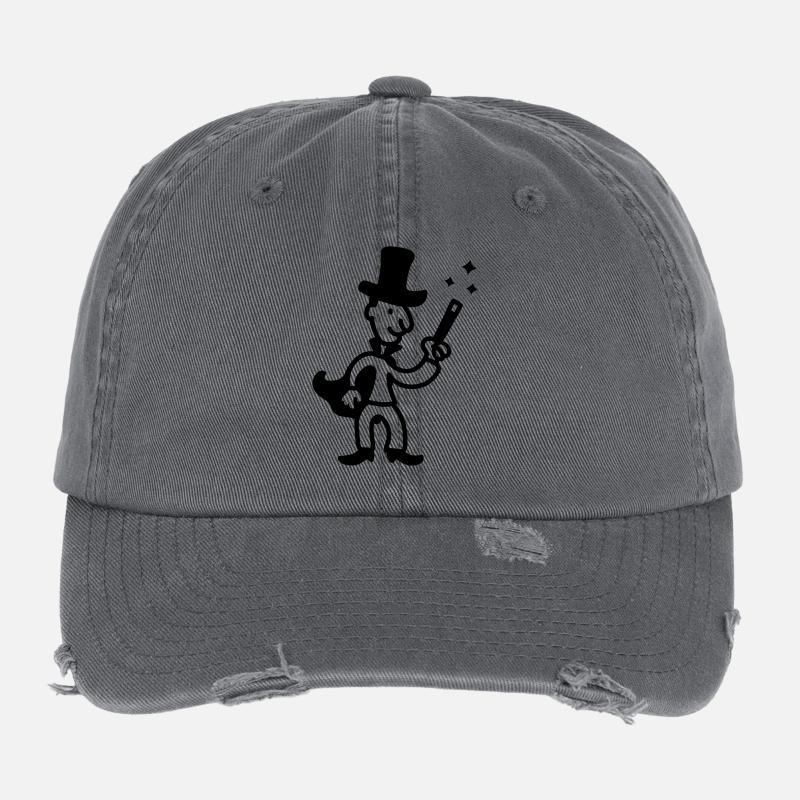Magicien - Line Casquette vintage effet usé Flexfit