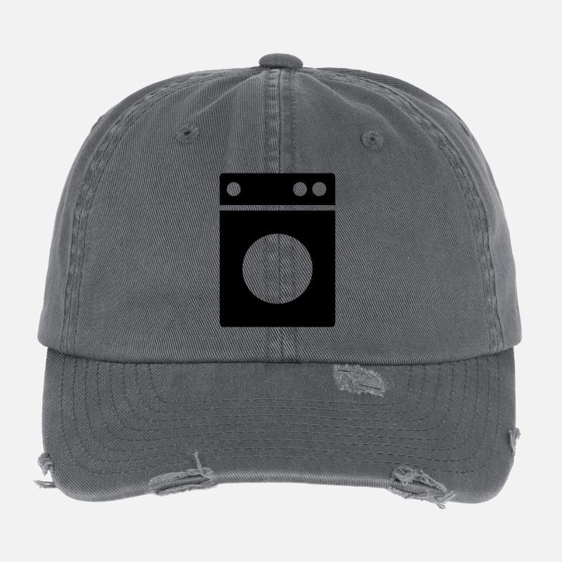lave-linge Casquette vintage effet usé Flexfit