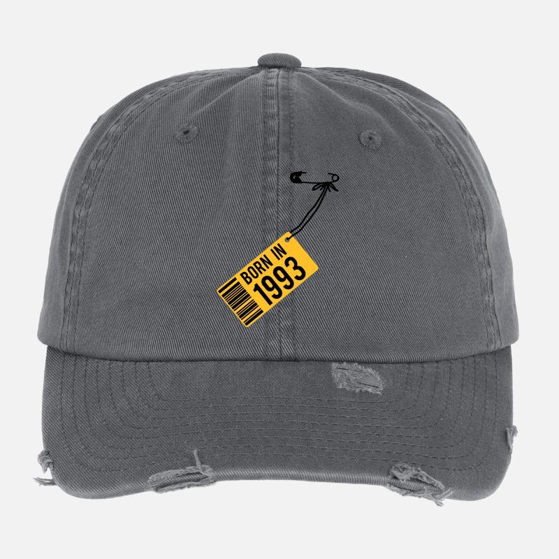 Birthday - Born in 1993 Flexfit Vintage Destroyed Cap