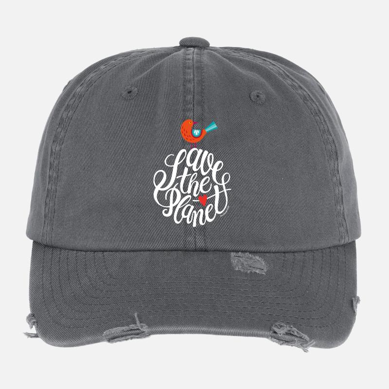 Save the planet Flexfit Vintage Destroyed Cap