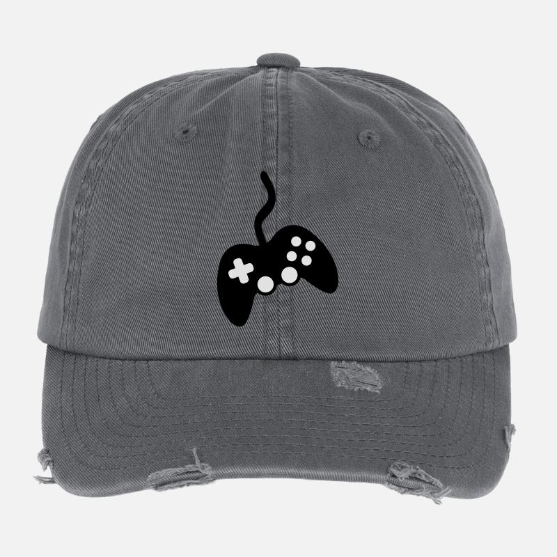Games Controller Flexfit Vintage Destroyed Cap