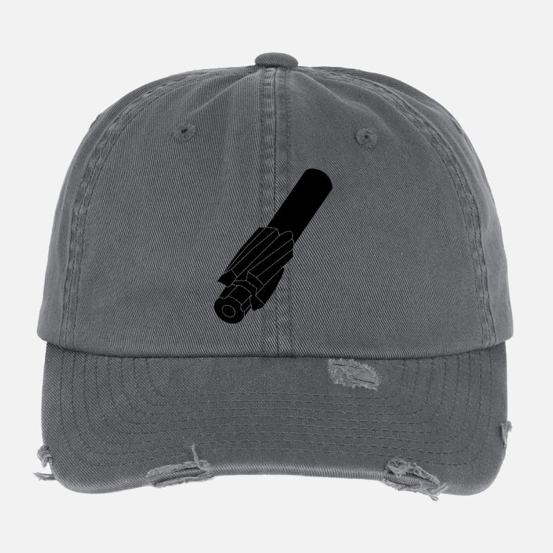 Milling Helical Flexfit Vintage Destroyed Cap