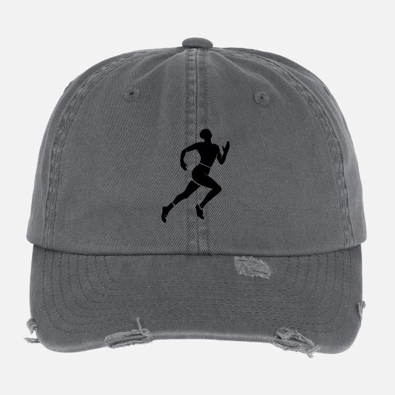 athlétisme Casquette vintage effet usé Flexfit
