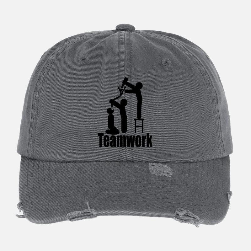teamwork Flexfit Vintage Destroyed Cap