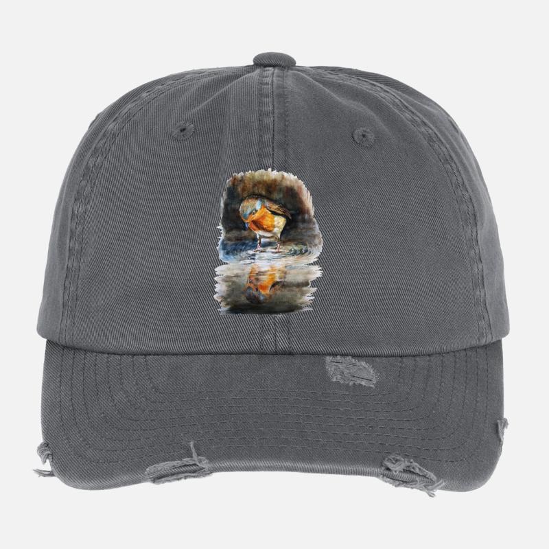 Rotkehlchen Flexfit Vintage Destroyed Cap
