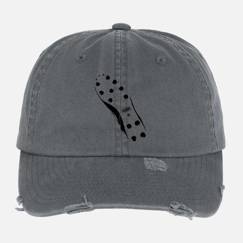 Zlatan / Black Casquette vintage effet usé Flexfit